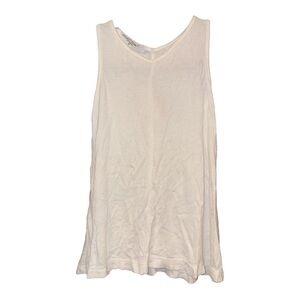 Project Social T If You Ever Rib Tank in Ivory Size S AR 10
